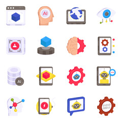 Pack of Ai Flat Icons

