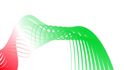 red white green flag colour gradient background abstract wavy tech lines  © Pankaj