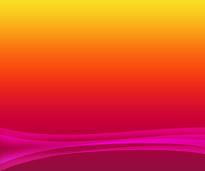 Abstract gradient smooth red to yellow background image