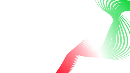 red white green flag colour gradient background abstract wavy tech lines  © Pankaj