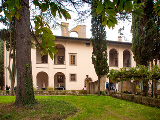 Italia, Toscana, provincia di Firenze, il paese di Cerreto Guidi, la Villa Medicea.