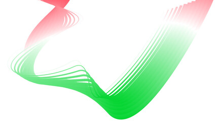 red white green flag colour gradient background abstract wavy tech lines  © Pankaj