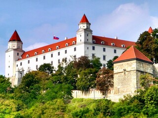 Fototapeta na wymiar Bratislava Castle, Slovakia. 