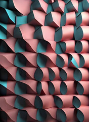 Detailed highquality K volumetric duotone paper background.