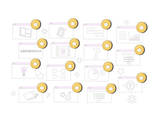 Gamification in online education. Learning management system.