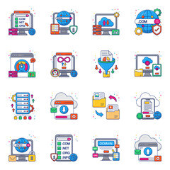 Pack of Web Flat Icons

