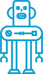 Robot Character Icon
