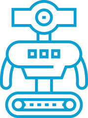 Robot Character Icon
