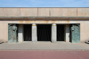 ww1 memorial (hartmannswillerkopf or vieil-armand) in alsace in france