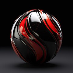 abstract 3d ball