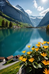 Scenic view of Switzerland