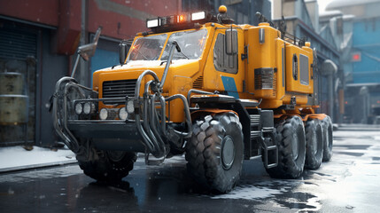 snow covered car