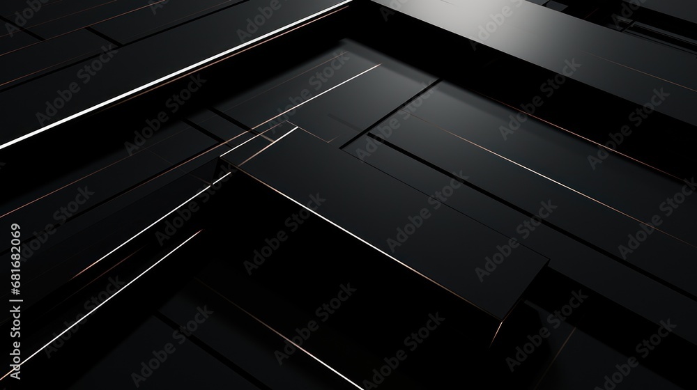 Poster  a close up of a black surface with lines in the middle of the image and a white line in the middle of the image.