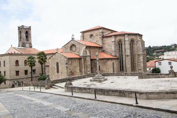 Fototapeta na wymiar The Church of San Francisco in Betanzos, Galicia