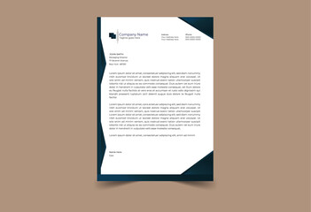  Modern business and corporate letterhead template - obrazy, fototapety, plakaty