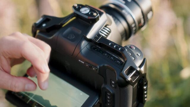 Filmmaker Controls Camera With Touch Screen Interface