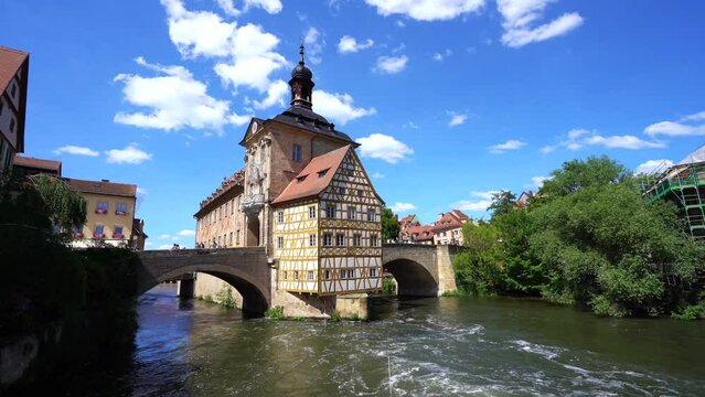 Rathaus, Bamberg, Bayern, Deutschland 
