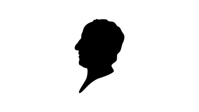 Leonhard Euler silhouette