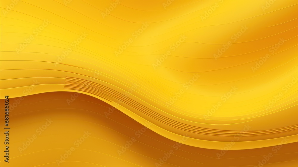 Poster a close up of a yellow background with wavy lines on the bottom and bottom of the image and the bott