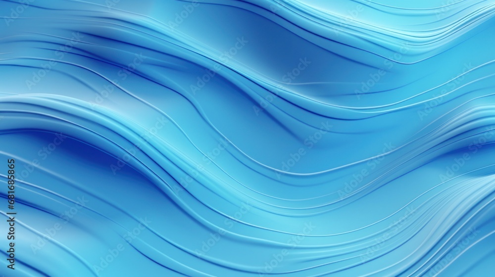 Poster a blue background with wavy lines in the shape of a wave and a blue background with wavy lines in th