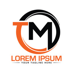 TM Letter Logo Design Creative and Professional Logo Design - obrazy, fototapety, plakaty