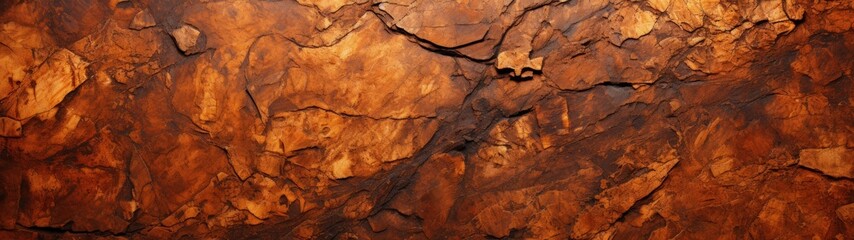 Textured Rock Wall with Weathering and Cracks