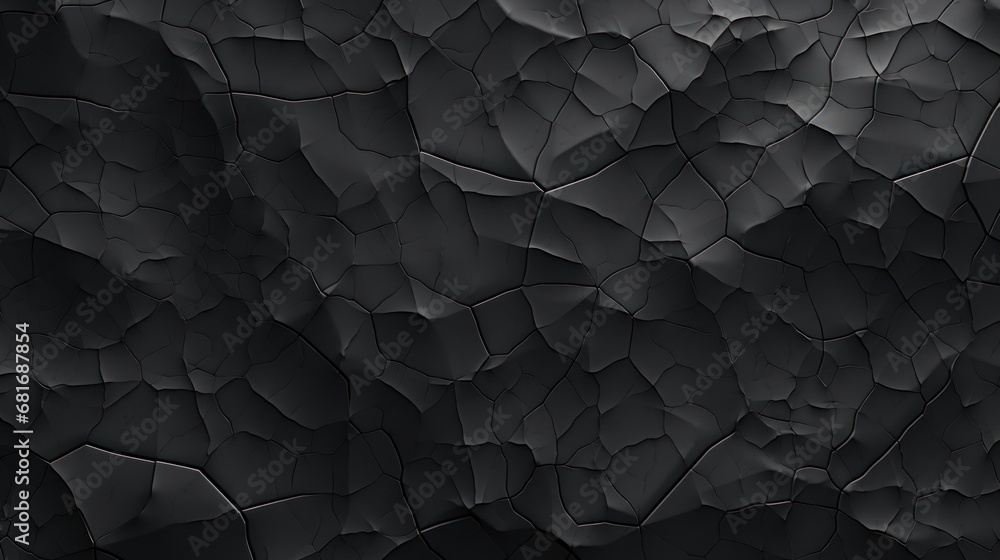 Poster a black and white photo of a wall with a pattern of small rocks on the bottom and bottom of it.