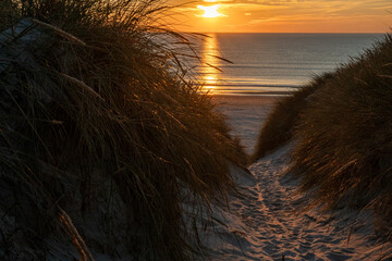 Strand in Jütland, Dänemark