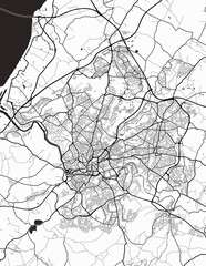 Obraz premium Bristol United Kingdom Monochrome