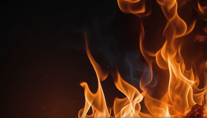 Fire Burning Background