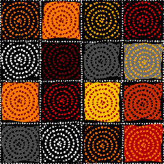 Grunge Geometric Vector Seamless Pattern made in ethnic style. African traditional design. Creative boho pattern.