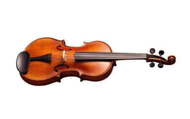 Mastering Harmony The Eloquent Violin Virtuoso on a White or Clear Surface PNG Transparent Background