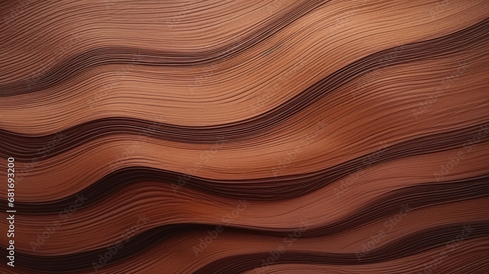 Poster a close up of a wavy surface with a brown and brown pattern on the top of the image and bottom half 