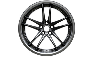 Precision Design Ensures Reliable Wheel Rim on a White or Clear Surface PNG Transparent Background