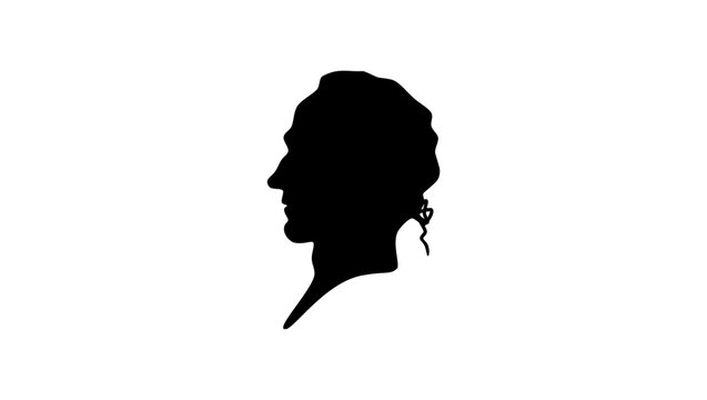 Pierre-Simon Laplace silhouette