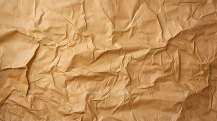 Fototapeta premium Old and crumpled paper background. AI generative