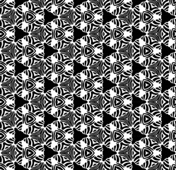 Black seamless abstract pattern. Overlay for background and backdrop. Ornamental design. PNG graphic illustration with transparent background.