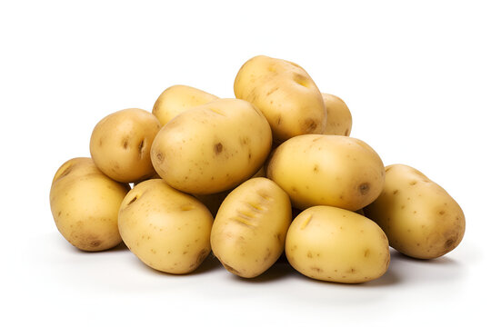 potato white background