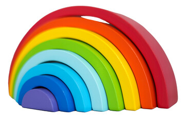 rainbow transparent insulated wooden children's playground equipment