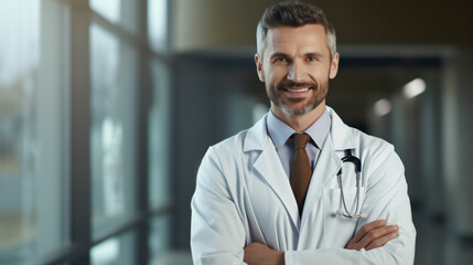 male doctor headshot picture in a hospital, smiling doctor, emergency room doctor, healthcare, hospital, photograph resource