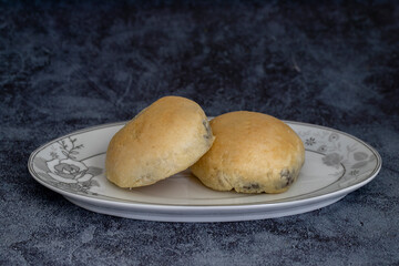 Bomb famous chocolate of Izmir. Chocolate inside thin baked dough. Turkish name is bomba. Izmir famous chocolate concept photo.