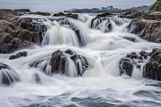 A mesmerizing photograph showcasing the otherworldly landscapes, volcanic formations, and cascading waterfalls of Iceland. Exploring this land of fire and ice allows you to witness geothermal wonders,