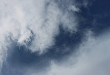 Abstract background from cirrus clouds.