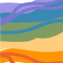 Obraz premium Queer rainbow background for your design