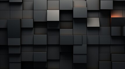 3d render of a consistent tiled background of extruding pieces