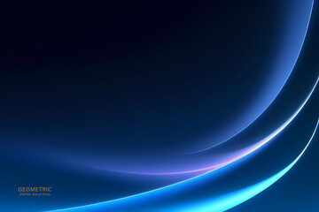 Minimal Abstarct Dynamic textured background design in 3D style with dark blue color. Vector illustration.