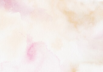 Orange and pink pastel Blob Watercolor Texture Backgrounds, Soft pastel background artistic element for templates invitation card design