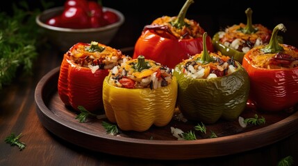 Experience Turkish delight! Biber Dolması—stuffed peppers with rice,