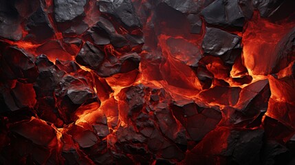 Background texture of red lava