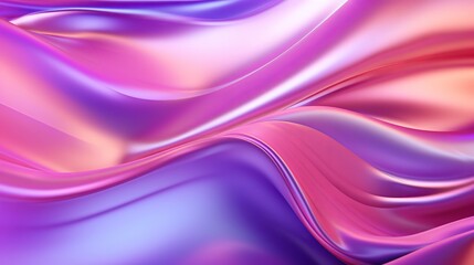 Abstract background glowing holographic thwart metallic surface bright wavy backdrop liquid swells fluid metal surface obscure air range shinning tone colors